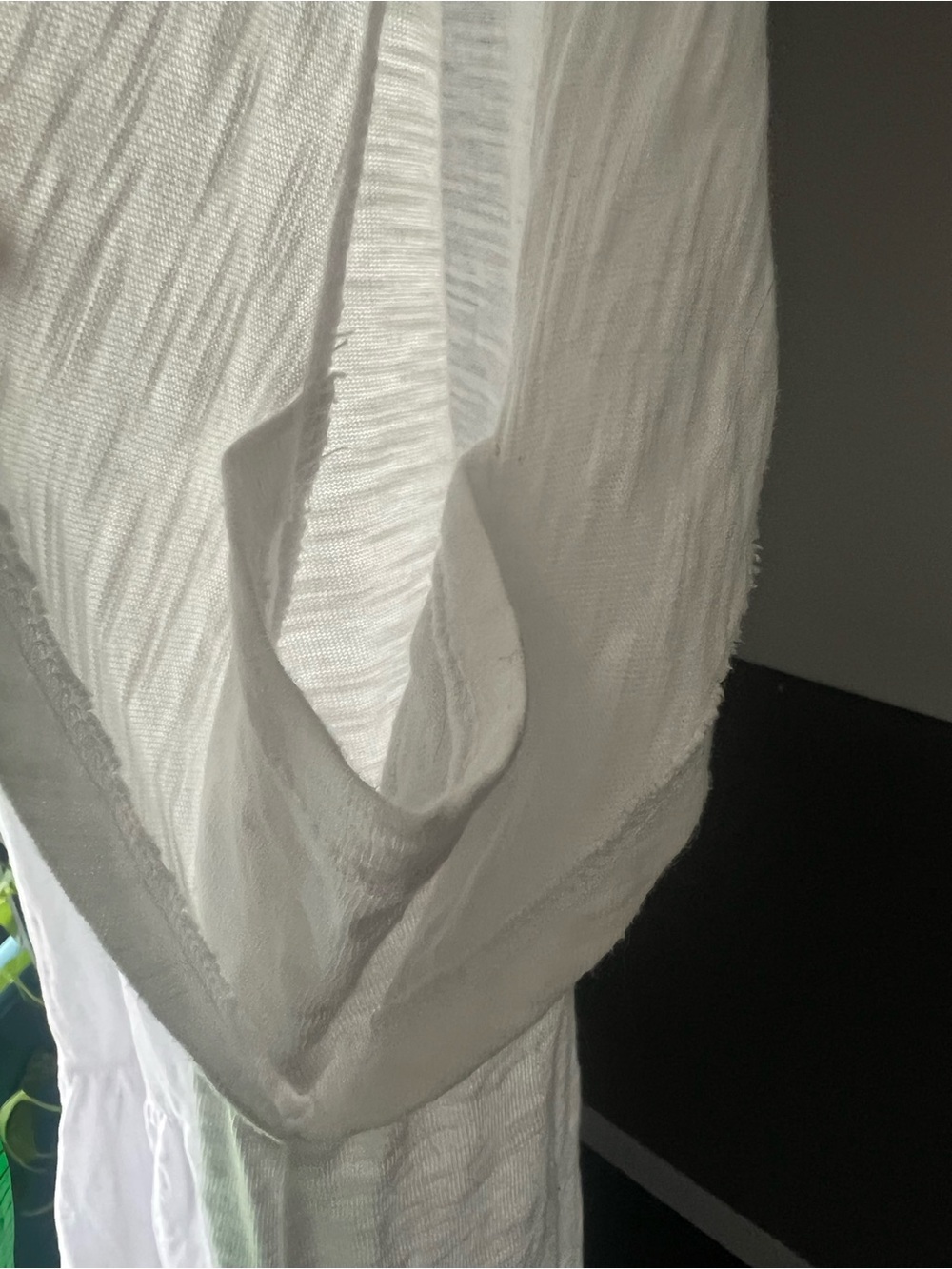 ☀️ Supply White Ruffle-Hem Mini Dress - Picture 8 of 8